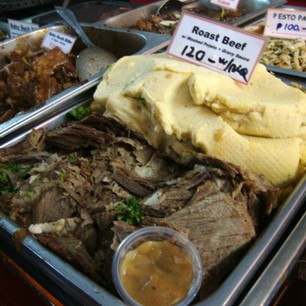 Roast beef from Mrs Po's at #eatsatsmfairview