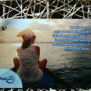 Reminder for the day. Thanks @philcareph! #PhilCare360
