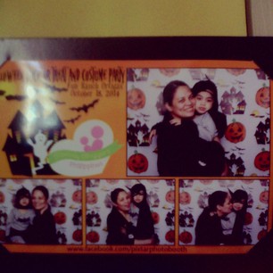 Souvenir from @mommybloggersphilippines Halloween event. So happy I got to take a pic with my little batman. Thanks for the great shots #pixtarphotobooth #mommybloggersph