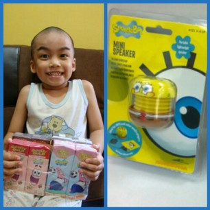 Last week to join my Spongebob #goodygulp giveaway. You can win Goody Gulp gift packs or this unlimited  Spongebob speakers.