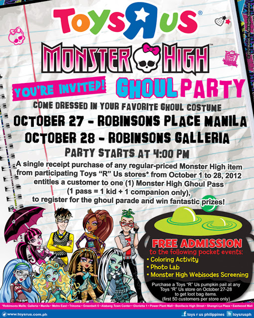 promo monster high big Halloween 2012 Events