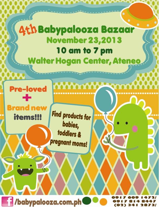 Babypalooza Bazaar Nov 2013 The 4th Babypalooza Bazaar on November 23, 2013!
