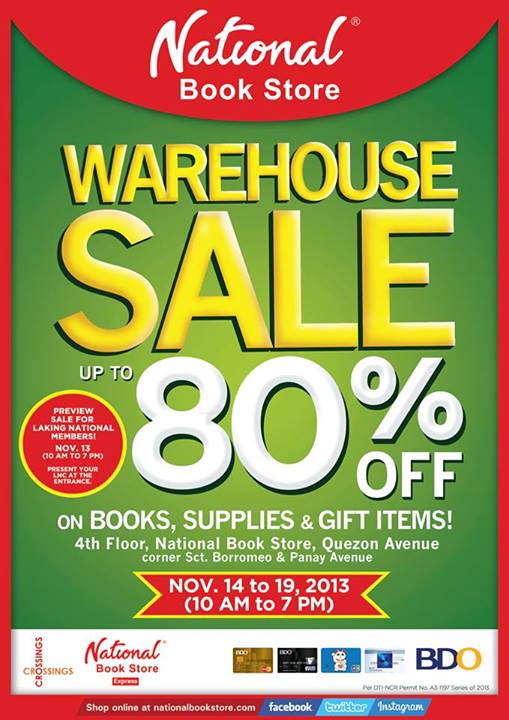 National Bookstore Warehouse Sale Art of Being A Mom