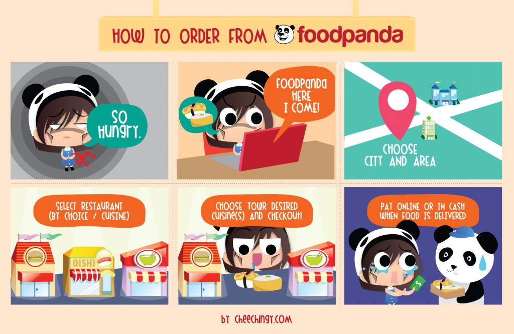 foodpanda comic1 1024x666 Gerrys Grill Partners with Foodpanda Online Delivery