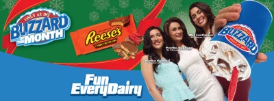 Dairy Queen Blizzard: Reeses Pieces