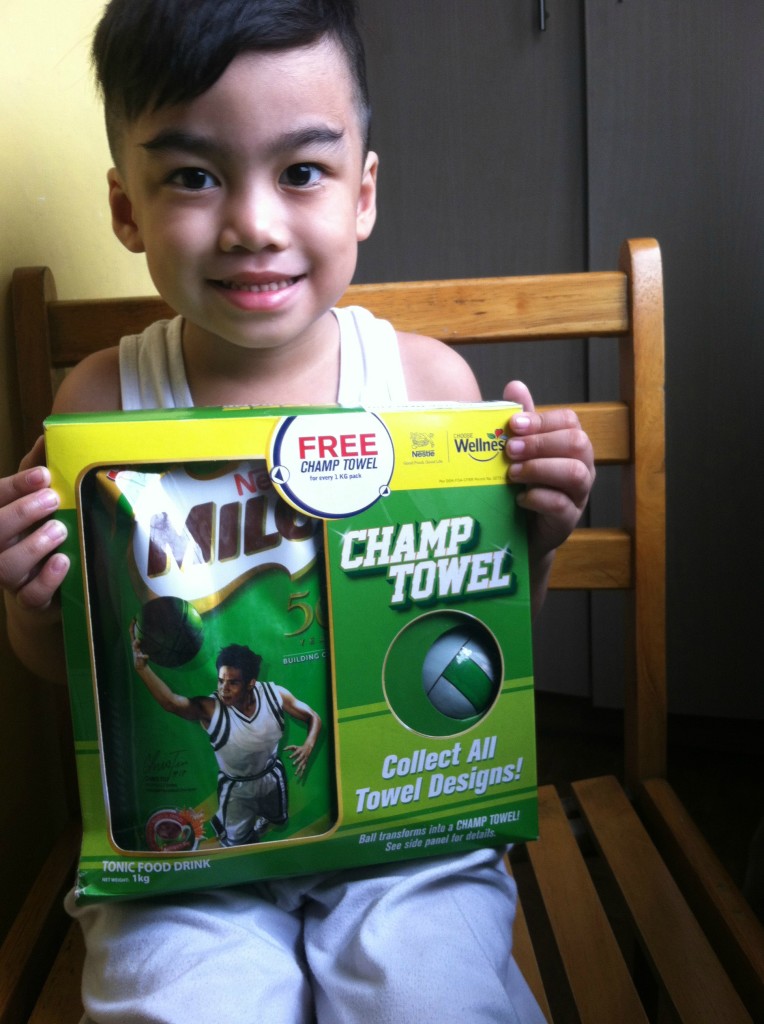 milo chocolate drink summer champ towel art of being a mom www.artofbeingamom.com 01