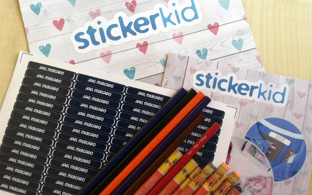 Sticker Kid name labels 