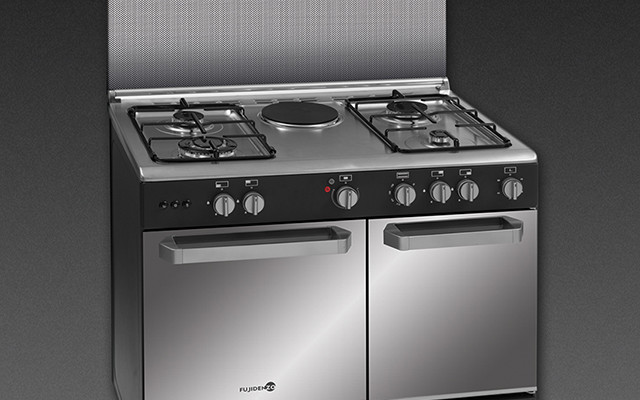 Fujidenzo Matte Black Series Cooking Range