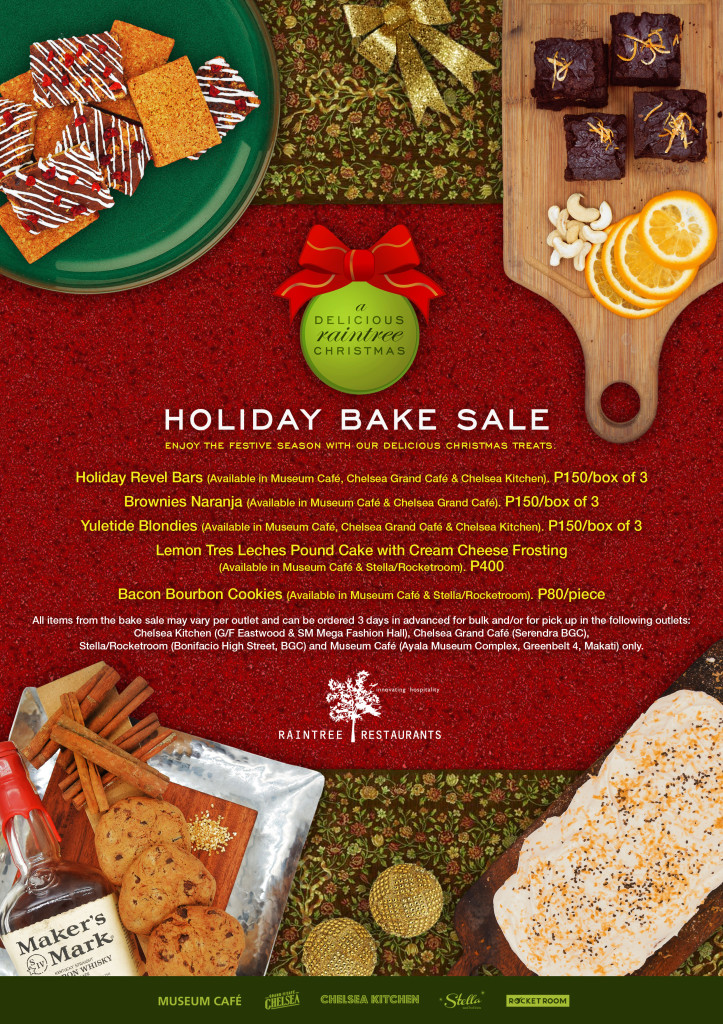 2015 Holiday Bake Sale LIST