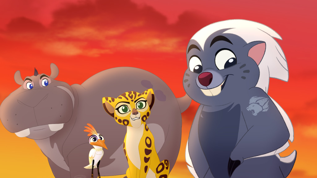 THE LION GUARD - "The Lion Guard: Return of the Roar" - The epic storytelling of Disney's "The Lion King" continues with "The Lion Guard: Return of the Roar," a primetime television movie event premiering SUNDAY, NOVEMBER 22 (7:00 p.m., ET/PT) on Disney Channel. (Disney Junior) BESHTE, ONO, FULI, BUNGA