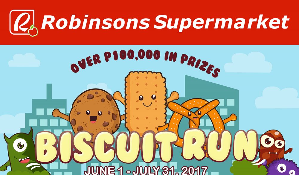P100,000 Up for Grabs in Robinsons Supermarket’s Biscuit Run